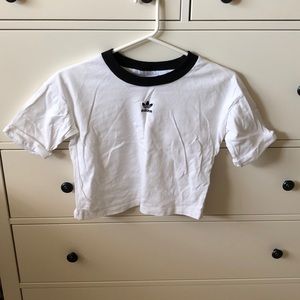 Adidas vintage crop top